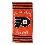 Northwest NHL Philadelphia Flyers Beach Towel, 30" x 60", Stripes