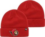 47 NHL Unisex-Adult Primary Logo Cuffed Knit Beanie Hat Cold Weather Hat, One Size (US, Alpha, One Size, Ottawa Senators Red)