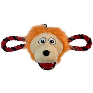 Pets First NHL Ottawa Senators Mascot Toy for Dogs & Cats. Cute & Entertaining Face with Heavy-Duty Ropes. 7" Chewy Cartoon Toy with Inner Squeaker