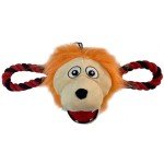 Pets First NHL Ottawa Senators Mascot Toy for Dogs & Cats. Cute & Entertaining Face with Heavy-Duty Ropes. 7" Chewy Cartoon Toy with Inner Squeaker