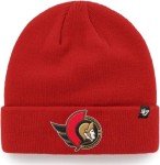 47 NHL Unisex-Adult Primary Logo Cuffed Knit Beanie Hat Cold Weather Hat, One Size (US, Alpha, One Size, Ottawa Senators Red)