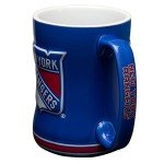 New York Rangers Coffee Mug - 14oz Sculpted Relief by Boelter Brands
