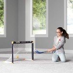 Franklin Sports Nashville Predators Mini Hockey Set - Knee Hockey Goal, Ball, & 2 Hockey Stick Combo Set - Mini Goal Net - NHL Official Hockey Set