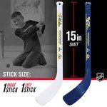 Franklin Sports Nashville Predators Mini Hockey Set - Knee Hockey Goal, Ball, & 2 Hockey Stick Combo Set - Mini Goal Net - NHL Official Hockey Set