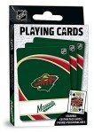 MasterPieces Family Games - NHL Minnesota Wild Playing Cards - Officially Licensed Playing Card Deck for Adults, Kids, and Family Green 4" X 0.75" X 2.625"