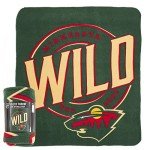 Northwest NHL Minnesota Wild Unisex-Adult Fleece Throw Blanket, 50" x 60", Campaign
