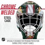 Franklin Sports Minnesota Wild NHL Hockey Goalie Face Mask - Goalie Mask for Kids Street Hockey - Youth NHL Team Masks for Kids