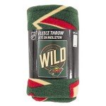 Northwest NHL Minnesota Wild Unisex-Adult Fleece Throw Blanket, 50" x 60", Campaign