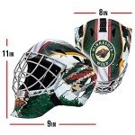 Franklin Sports Minnesota Wild NHL Hockey Goalie Face Mask - Goalie Mask for Kids Street Hockey - Youth NHL Team Masks for Kids