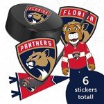 Desert Cactus Florida Panthers Team NHL National Hockey League Sticker Vinyl Decal Laptop Water Bottle Car Scrapbook (Type 2)