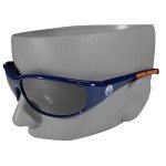 NHL Edmonton Oilers Wrap Sunglasses, Navy Blue, Adult