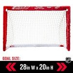 Franklin Sports unisex teen Franklin Sports Detroit Red Wings Mini Hockey Set Knee Hockey Goal Ball 2 Hockey Stick Combo S, Detroit Red Wings, 28 x 20 12 US