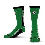 For Bare Feet NHL DALLAS STARS MVP Crew Sock Team Color Large