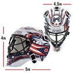 NHL Columbus Blue Jackets Team Logo Mini Hockey Goalie Mask with Case - Collectible Goalie Mask with Official NHL Logos and Colors