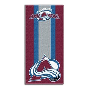 Northwest NHL Colorado Avalanche Beach Towel, 30" x 60", Zone Read