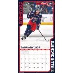 TURNER SPORTS Columbus Blue Jackets 2025 12x12 Team Wall Calendar (25998011938)