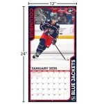 TURNER SPORTS Columbus Blue Jackets 2025 12x12 Team Wall Calendar (25998011938)