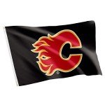 Desert Cactus Calgary Flames Flag NHL 100% Polyester Indoor Outdoor 3x5 feet National Hockey League Team Flags (Design #1)