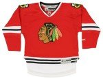 NHL Chicago Blackhawks Boys Official Licensed Red Blank Jersey, Kids (4-7) One Size Fits Most