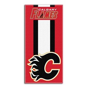 The Northwest Company NHL Calgary Flames Beach Towel, 30" x 60", Zone Read