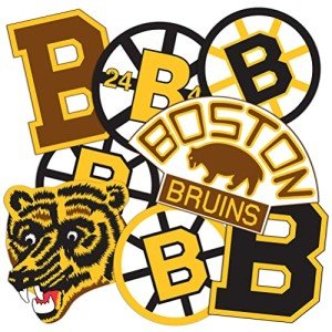 Desert Cactus Boston Bruins Team NHL National Hockey League Sticker Vinyl Decal Laptop Water Bottle Car Scrapbook (Vintage Sheet)