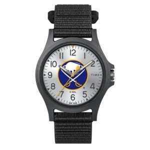 Timex Men's NHL Pride 40mm Watch – Buffalo Sabres with Black FastWrap Strap