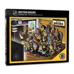YouTheFan NHL Boston Bruins Purebred Fans 500pc Puzzle - A Real Nailbiter