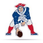 Rico Industries NFL New England Patriots NFL Retro Shape Cut Pennant, Team color, Item footprint: 18' x 18'