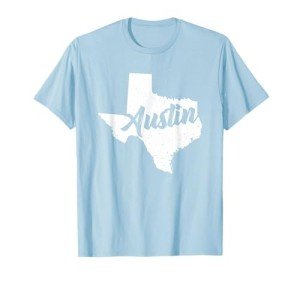 Austin Texas Gift Native Vintage Retro State T-Shirt