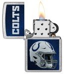 Zippo NFL Indianapolis Colts Helmet Street Chrome Pocket Lighter