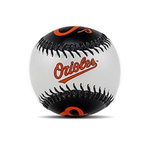 Franklin Sports Baltimore Orioles MLB Team Baseball - MLB Team Logo Soft Baseballs - Toy Baseball for Kids - Great Decoration for Desks and Office