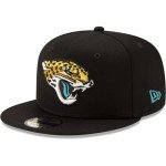 New Era NFL 9FIFTY Team Color Adjustable Snapback Hat Cap - One Size (US, Alpha, One Size, Jacksonville Jaguars - Black)