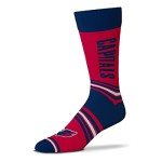 For Bare Feet NHL Washington Capitals Argyle Line Up Dress Sock Team Color OSFM