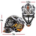 Franklin Sports NHL Anaheim Ducks Mini Hockey Goalie Mask with Case - Collectible Goalie Mask with Official NHL Logos and Colors,white
