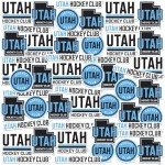 NHL Utah Hockey Club 50ct Vinyl Large Deluxe Stickers Variety Pack - Laptop, Water Bottle, Scrapbooking, Tablet, Skateboard, Indoor/Outdoor