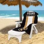 Northwest NHL Vegas Golden Knights Beach Towel, 30" x 60", Zone Read