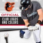 Franklin Sports Baltimore Orioles MLB Baseball Wristbands - MLB Team Logo Sweatbands - Great for Costumes + Uniforms - Pair , 2.5" x 2.5"