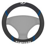 FANMATS 25117 Tampa Bay Lightning Embroidered Steering Wheel Cover