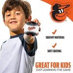 Franklin Sports Baltimore Orioles MLB Team Baseball - MLB Team Logo Soft Baseballs - Toy Baseball for Kids - Great Decoration for Desks and Office