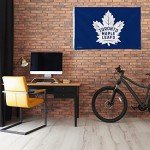 Rico Industries NHL Toronto Maple Leafs 3-Foot by 5-Foot Single Sided Banner Flag with Grommets