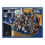 YouTheFan NHL St. Louis Blues Purebred Fans 500pc Puzzle - A Real Nailbiter