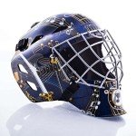 Franklin Sports St. Louis Blues NHL Hockey Goalie Face Mask - Goalie Mask for Kids Street Hockey - Youth NHL Team Street Hockey Masks