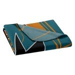 Northwest NHL San Jose Sharks Unisex-Adult Fleece Throw Blanket, 50" x 60", Fade Away
