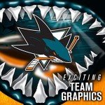 Franklin Sports San Jose Sharks Goalie Mask - Team Graphic Goalie Face Mask - GFM1500 Only for Ball & Street - NHL Official Licensed Product