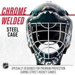 Franklin Sports San Jose Sharks Goalie Mask - Team Graphic Goalie Face Mask - GFM1500 Only for Ball & Street - NHL Official Licensed Product