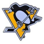 FANMATS 22246 Pittsburgh Penguins 3D Color Metal Emblem, Diecut Team Logo Auto Emblem