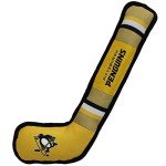 Pets First NHL Pittsburgh Penguins Stick Toy for Dogs & Cats. Play Hockey with Your Pet with This Licensed Dog Tough Toy Reward! 16 inches long