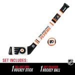 NHL Philadelphia Flyers Mini Soft Hockey Stick Set Team Soft Foam Mini Hockey Stick and Ball Set - Great Toy for Kids