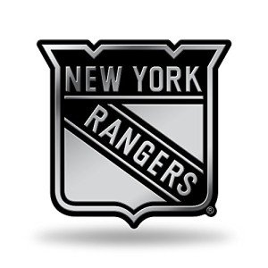 Rico Industries NHL New York Rangers Chrome Finished Auto Emblem 3D Sticker