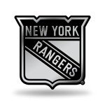 Rico Industries NHL New York Rangers Chrome Finished Auto Emblem 3D Sticker